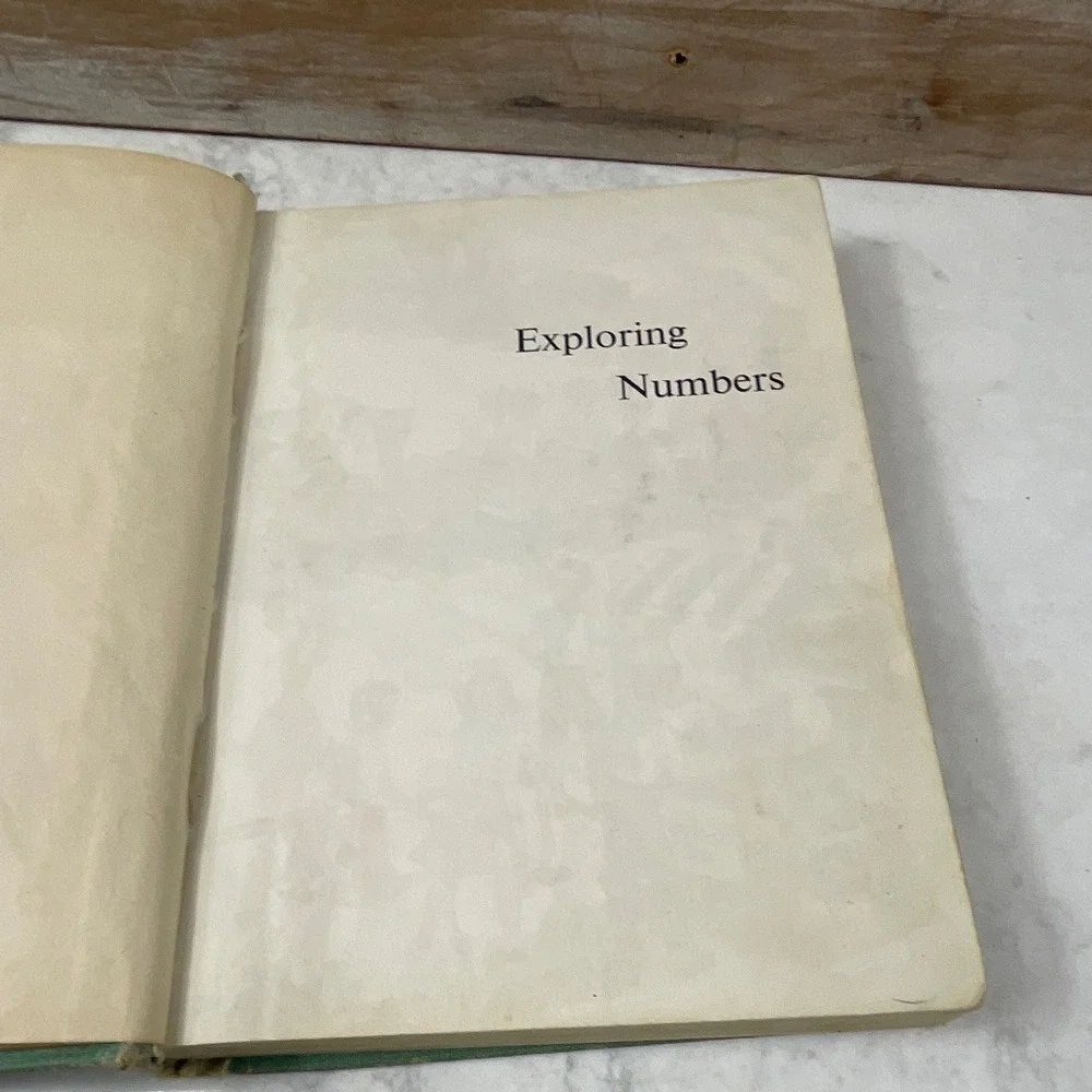 Winston Arithmetics Exploring Numbers Hardcover Textbook 1952 Arithmetic 371p